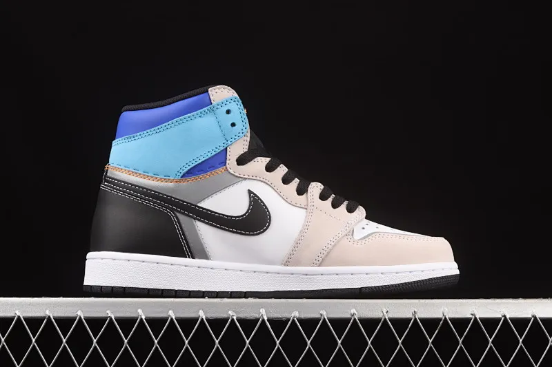 All categories Air Jordan Jordan series basketball shoes Air Jordan 1 High Pure original version Air Jordan 1 High OG Pro "Total Orange" AJ1 Joe 13M blue and white stitching high-top basketball shoes DC6515-100